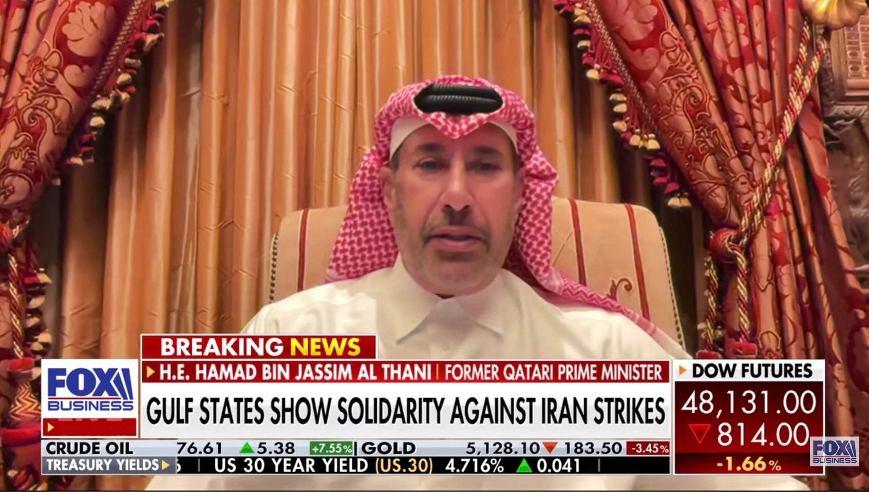 Bivši katarski premijer: Iran je „izgubio prijatelje“ u Zaljevu, jedini pobjednik je Netanyahuova politika (Video)